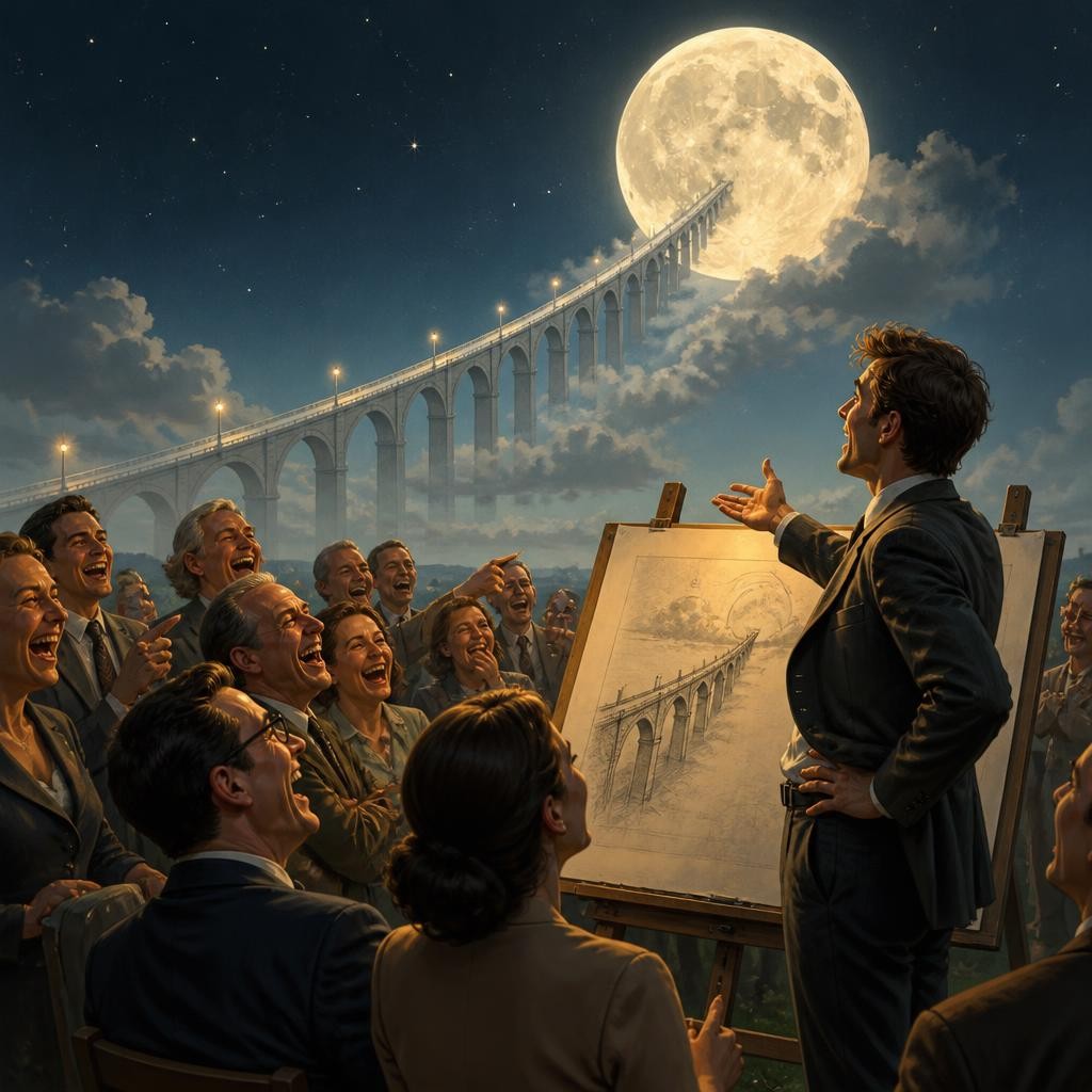 Illustration for the English word “absurdity”