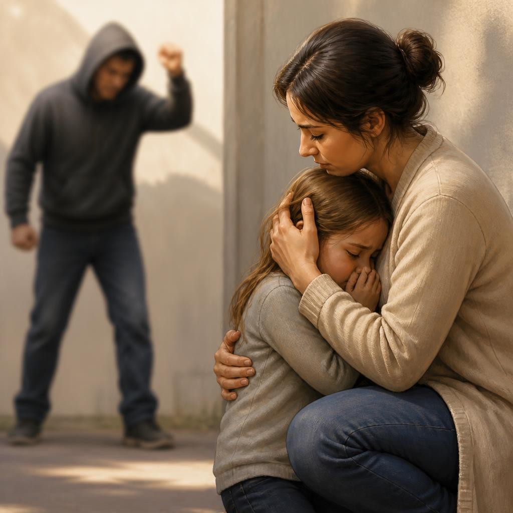 Illustration for the English word “abuse”
