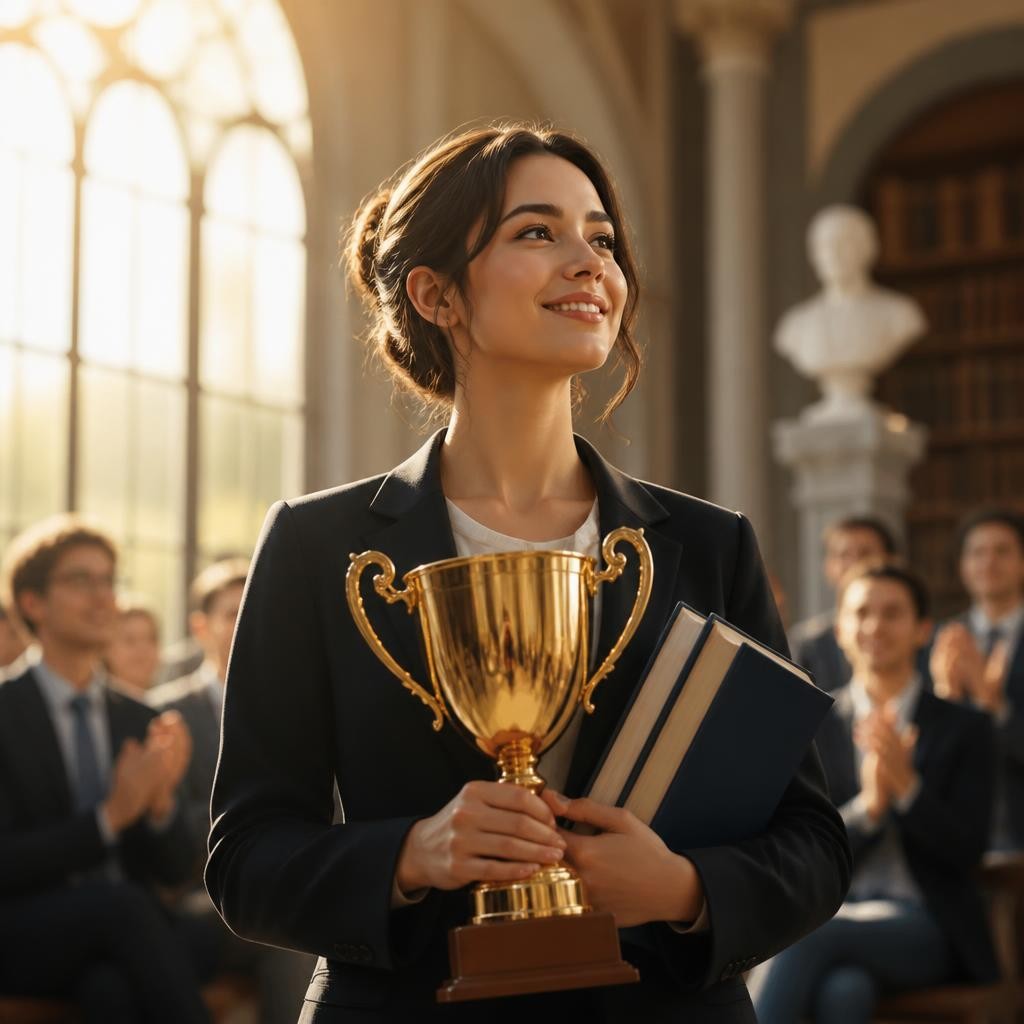 Illustration for the English word “academic”