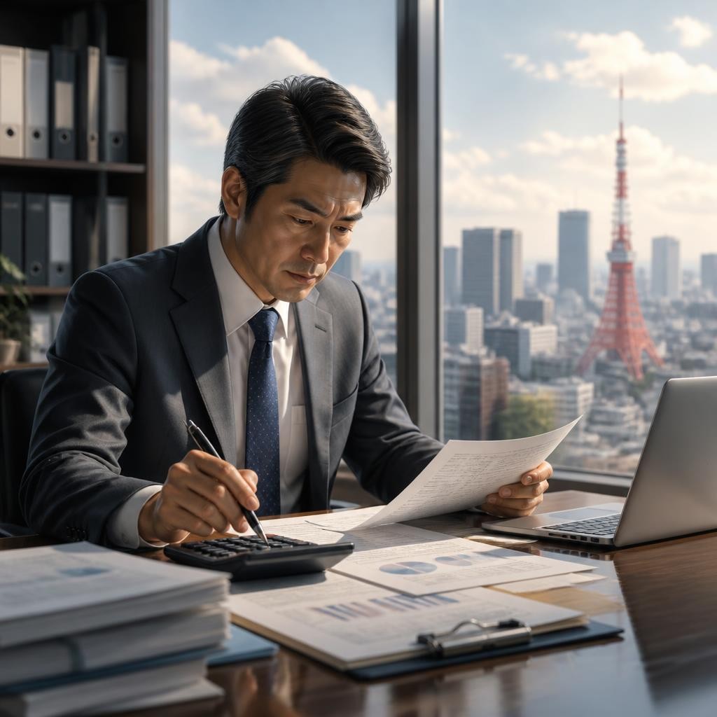Illustration for the English word “accountant”