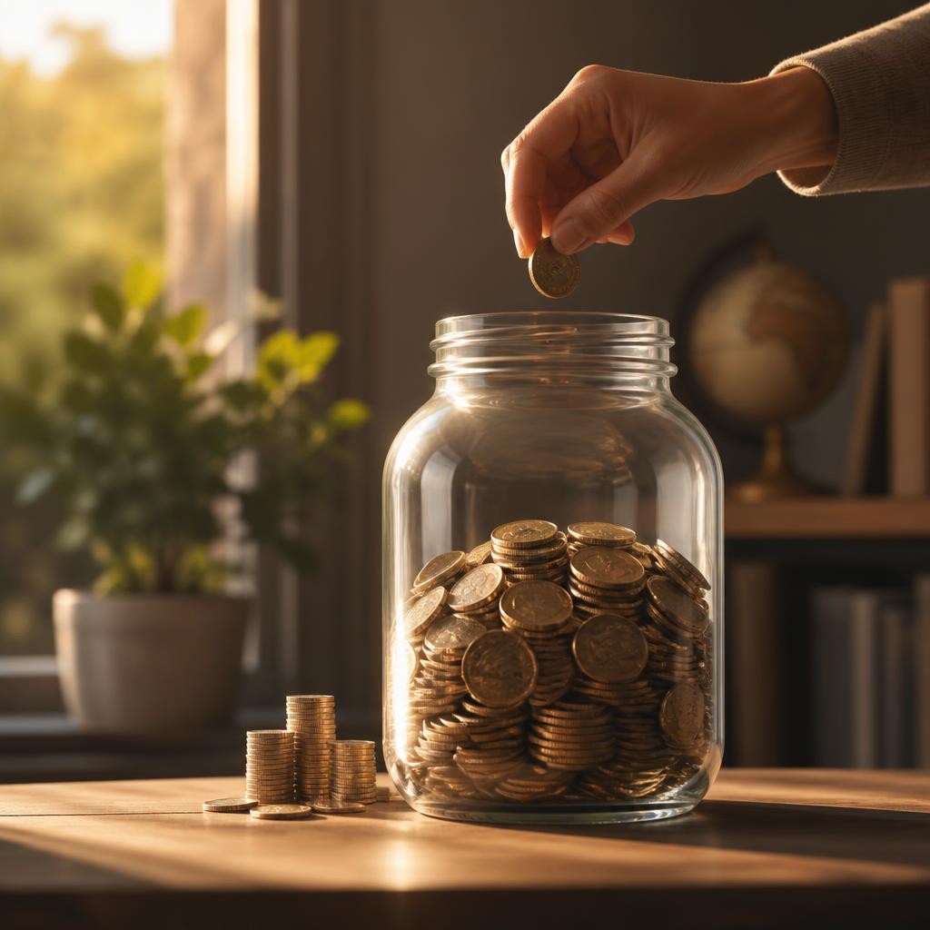 Illustration for the English word “accumulate”