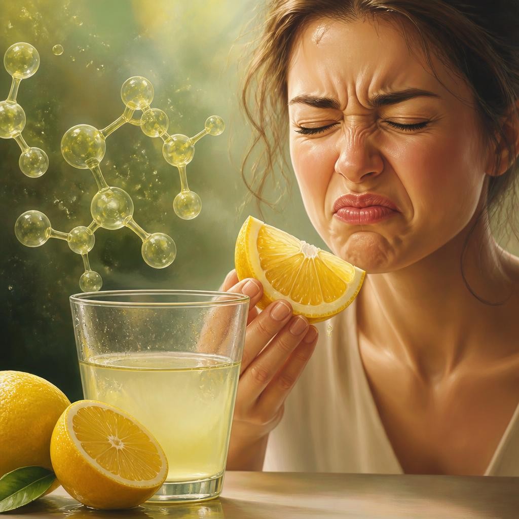 Illustration for the English word “acidic”