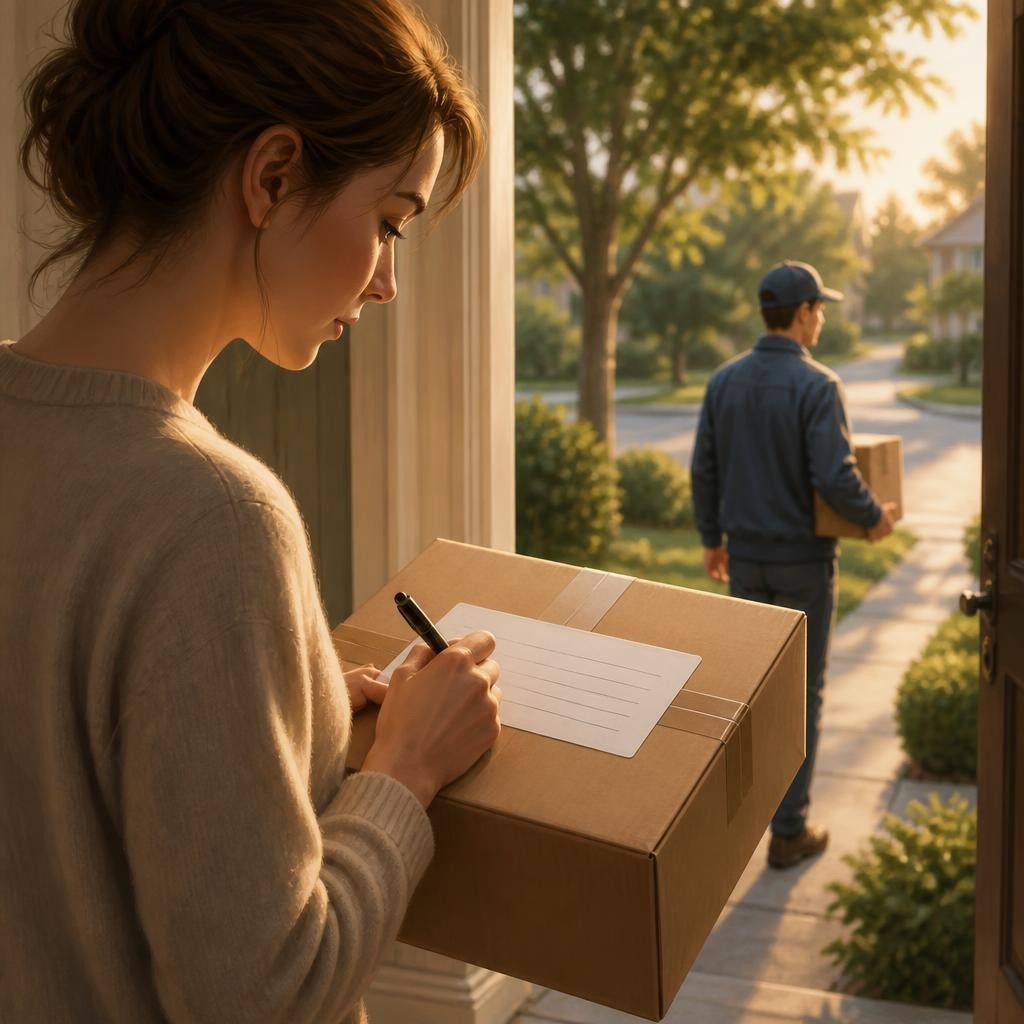 Illustration for the English word “address”