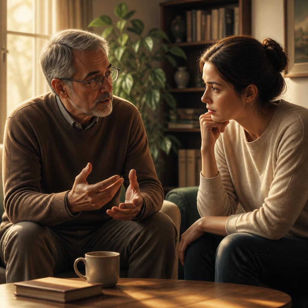 Illustration for the English word “advice”