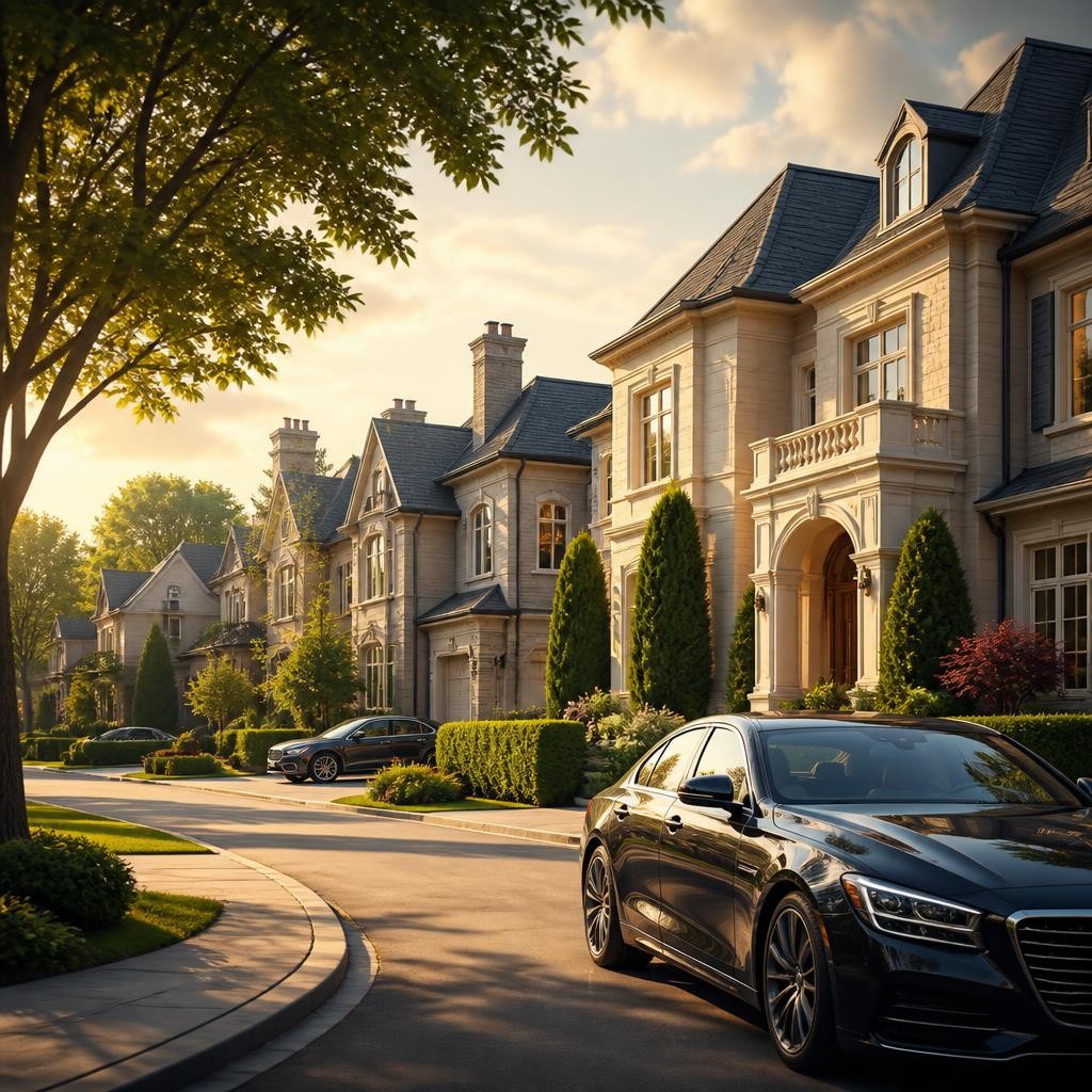 Illustration for the English word “affluent”