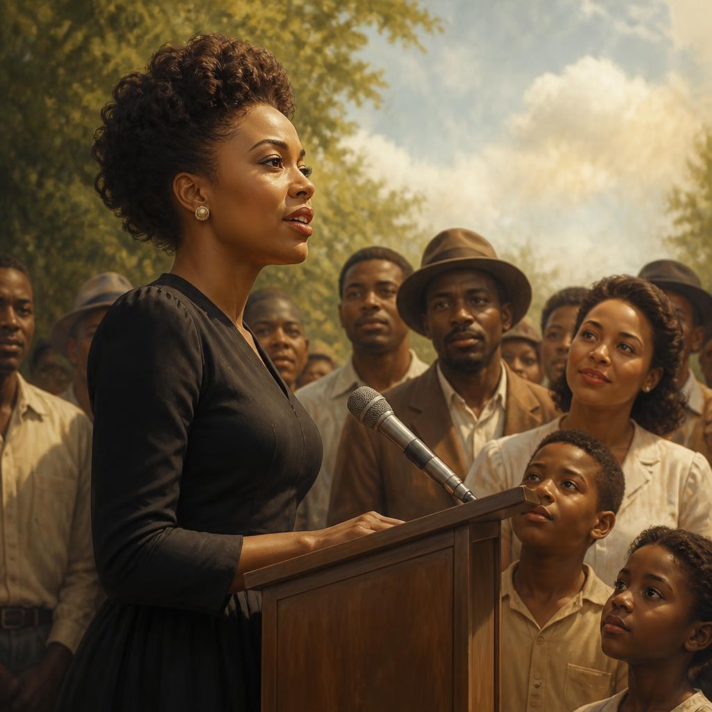Illustration for the English word “african-american”
