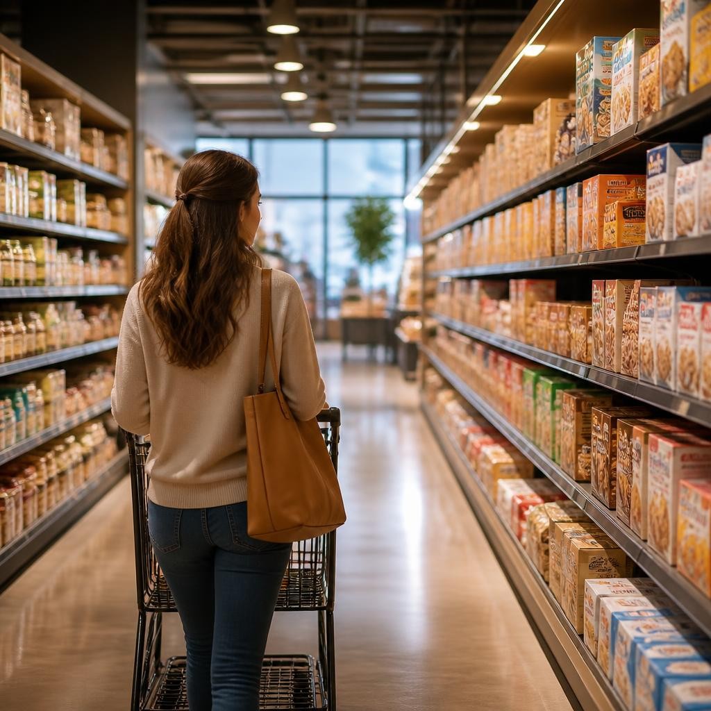 Illustration for the English word “aisle”