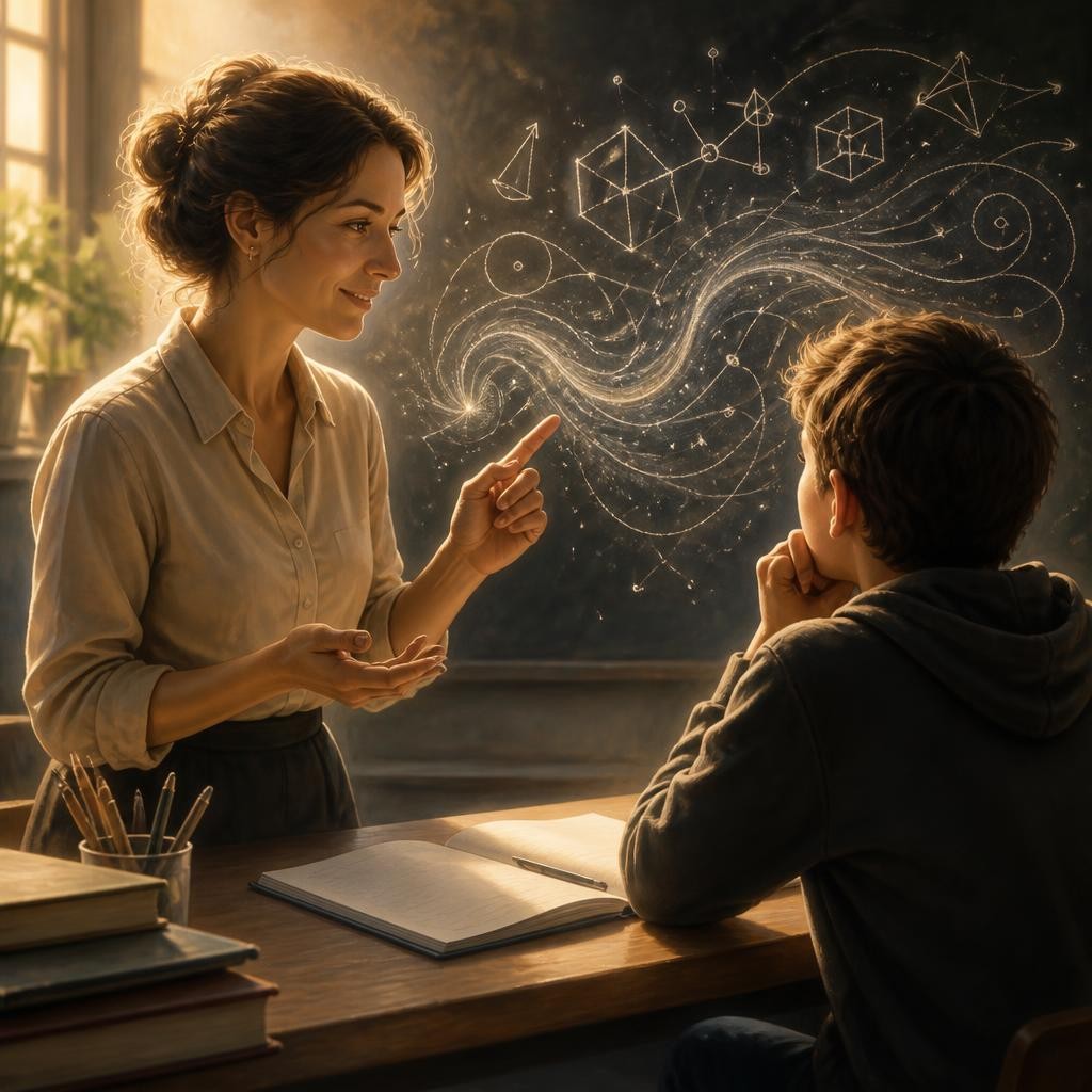 Illustration for the English word “algebra”