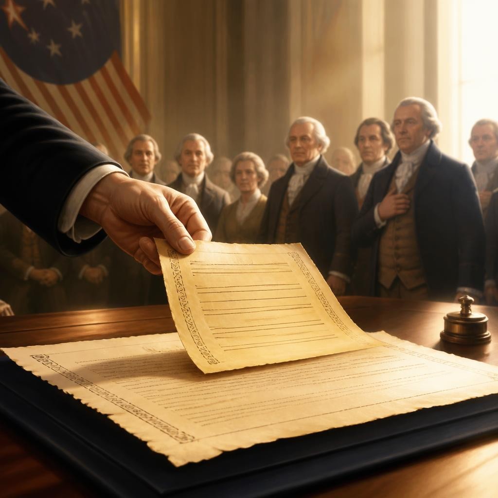 Illustration for the English word “amendment”