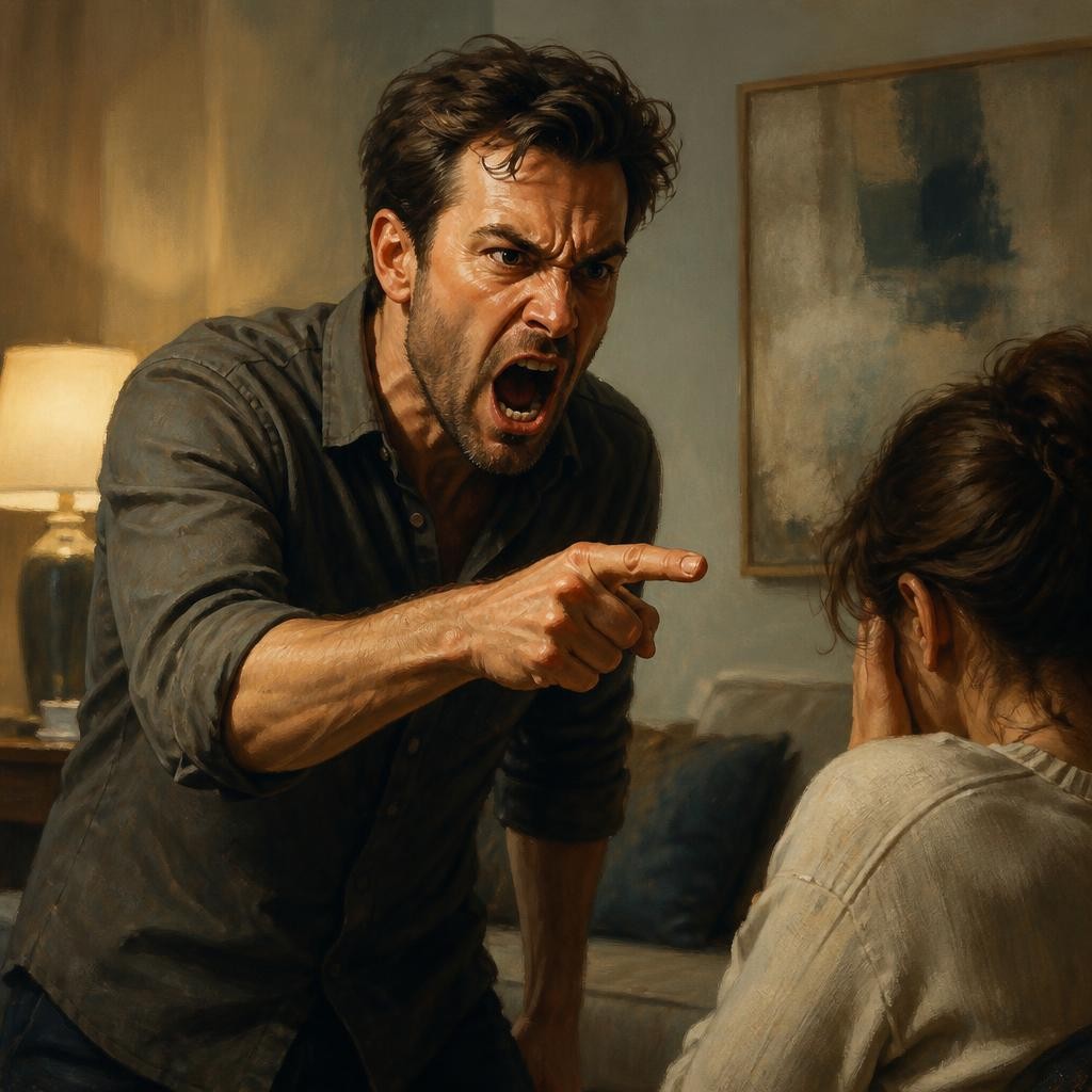 Illustration for the English word “anger”