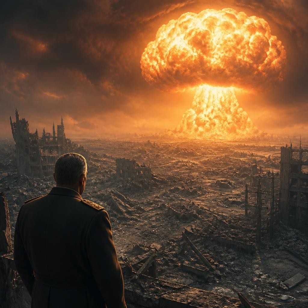 Illustration for the English word “annihilation”