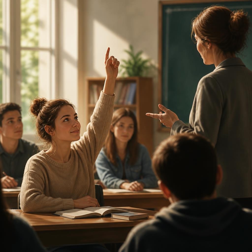 Illustration for the English word “answer”