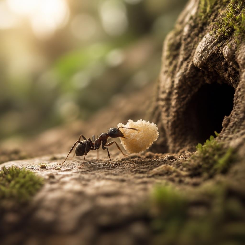 Illustration for the English word “ant”