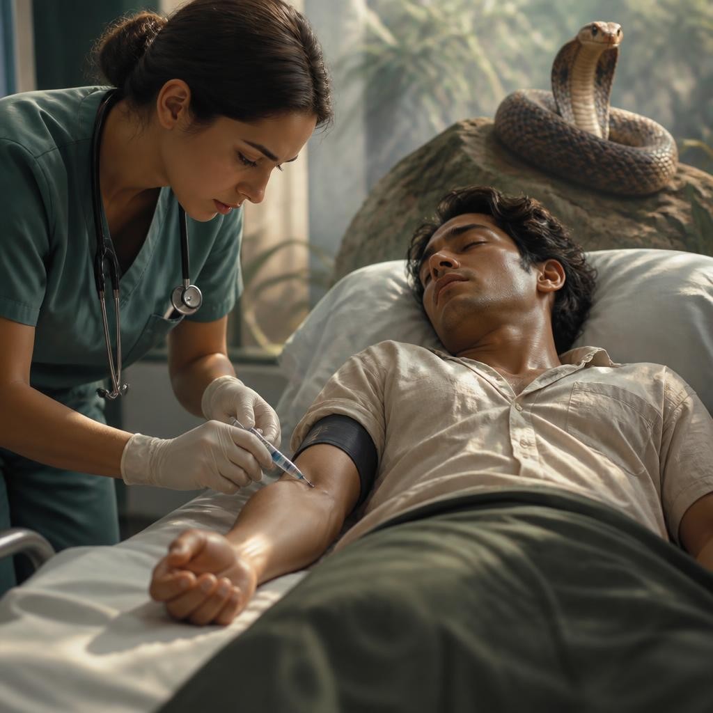 Illustration for the English word “antidote”