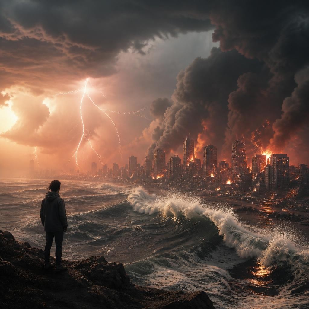 Illustration for the English word “apocalyptic”