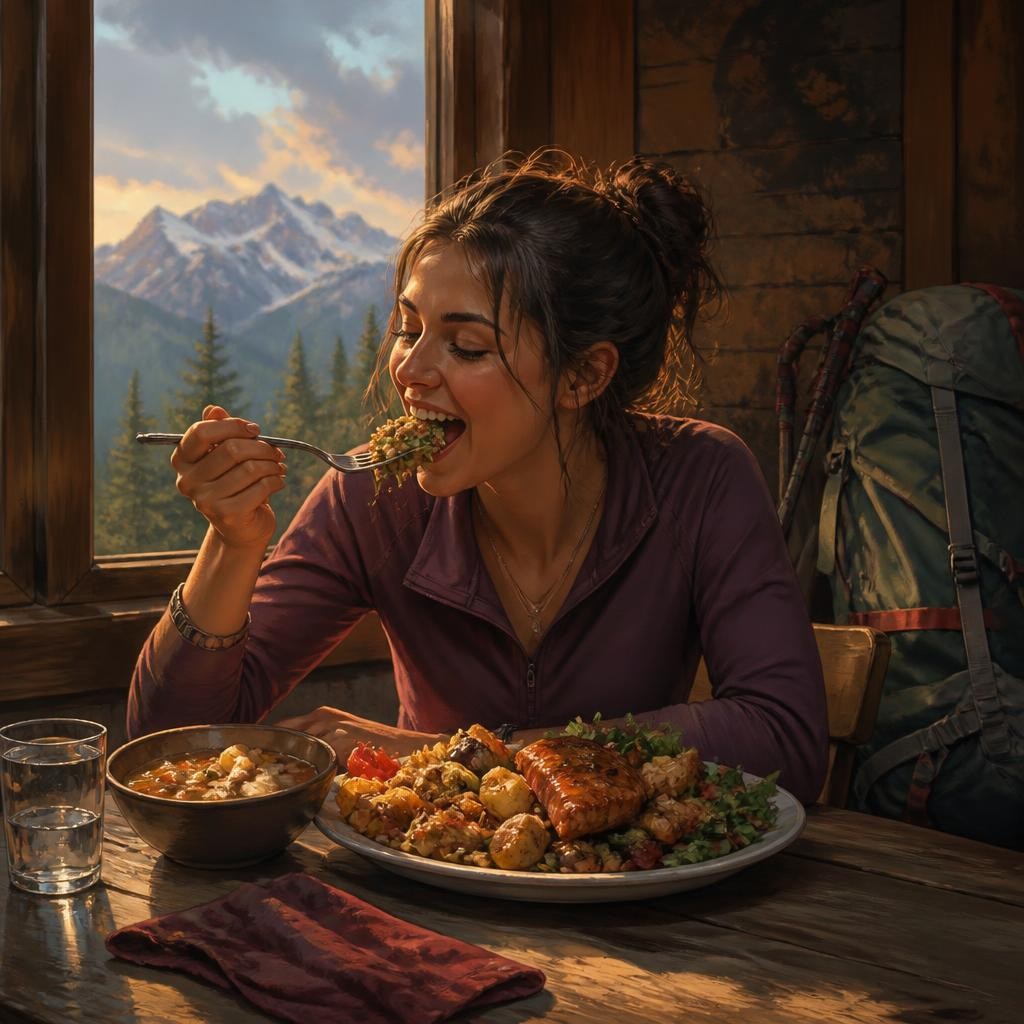 Illustration for the English word “appetite”