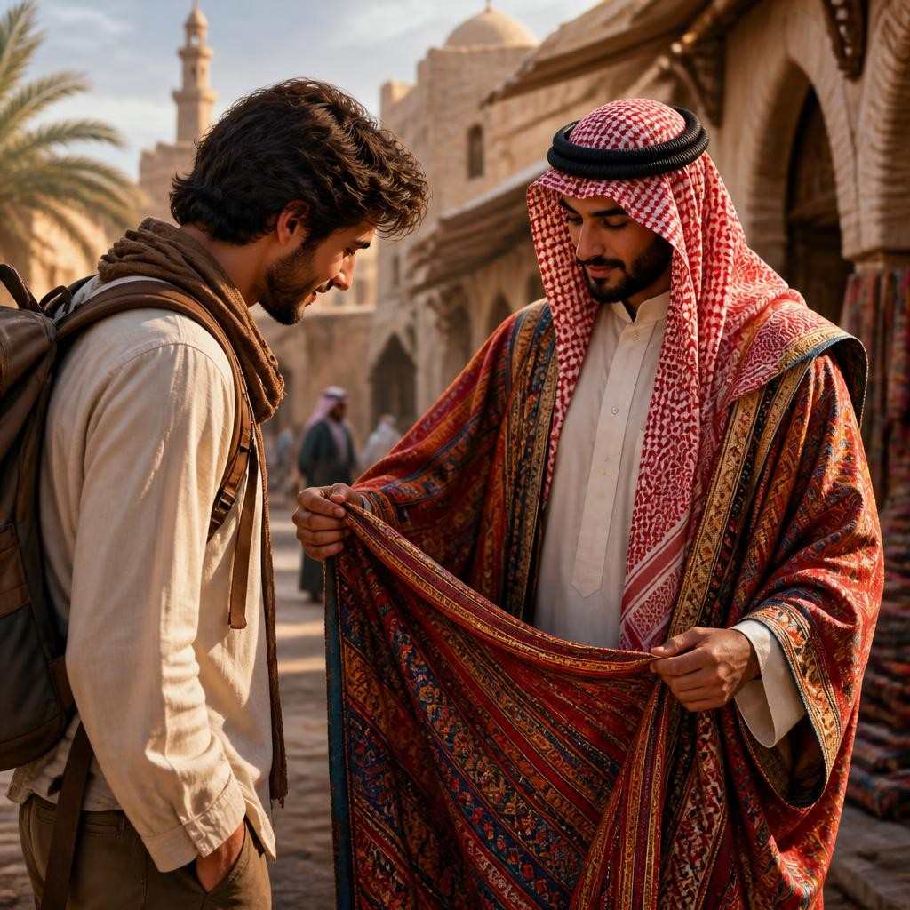 Illustration for the English word “arab”
