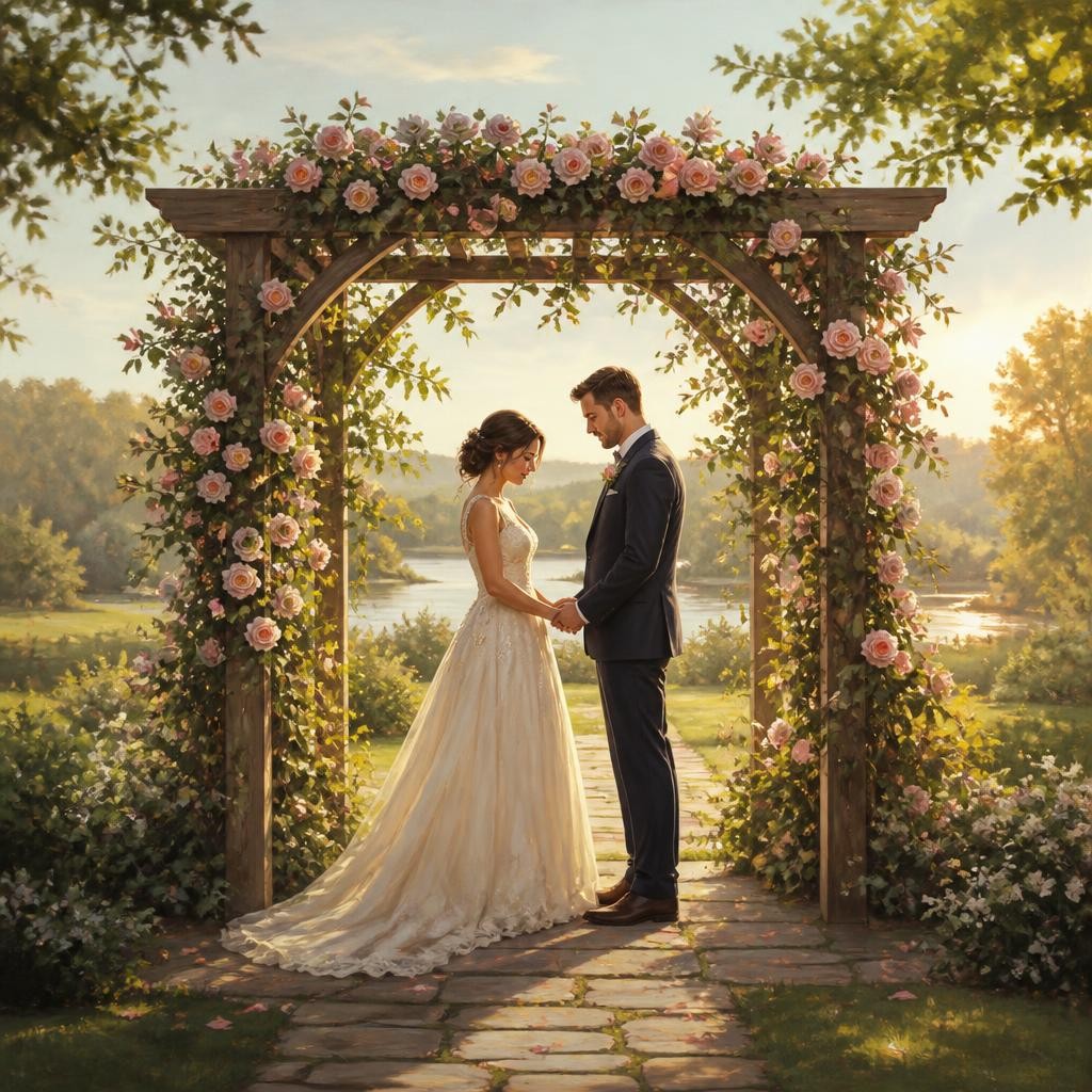 Illustration for the English word “arbor”