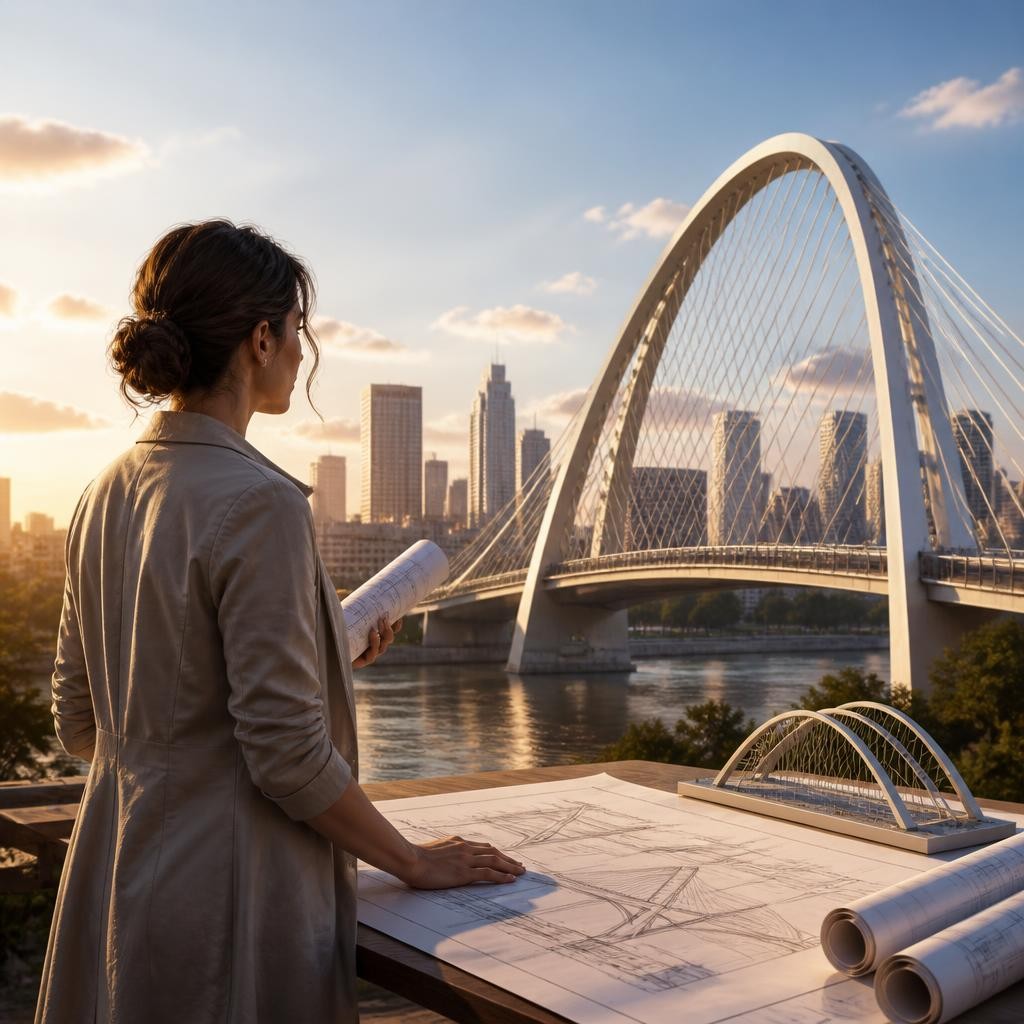 Illustration for the English word “architect”