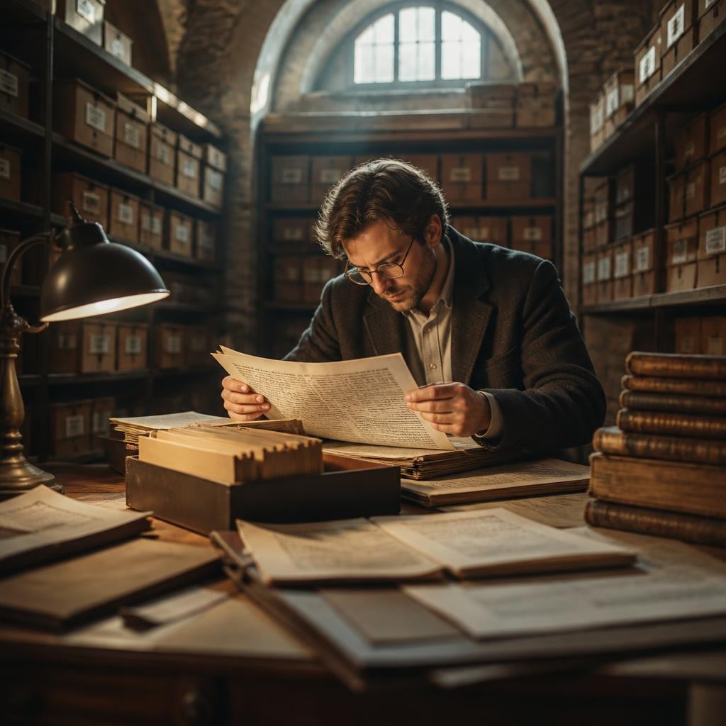 Illustration for the English word “archival”