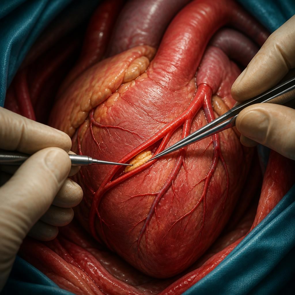 Illustration for the English word “artery”