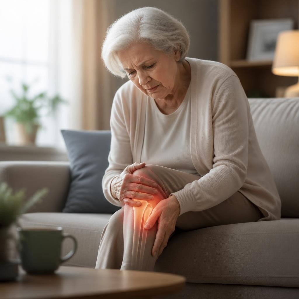 Illustration for the English word “arthritis”