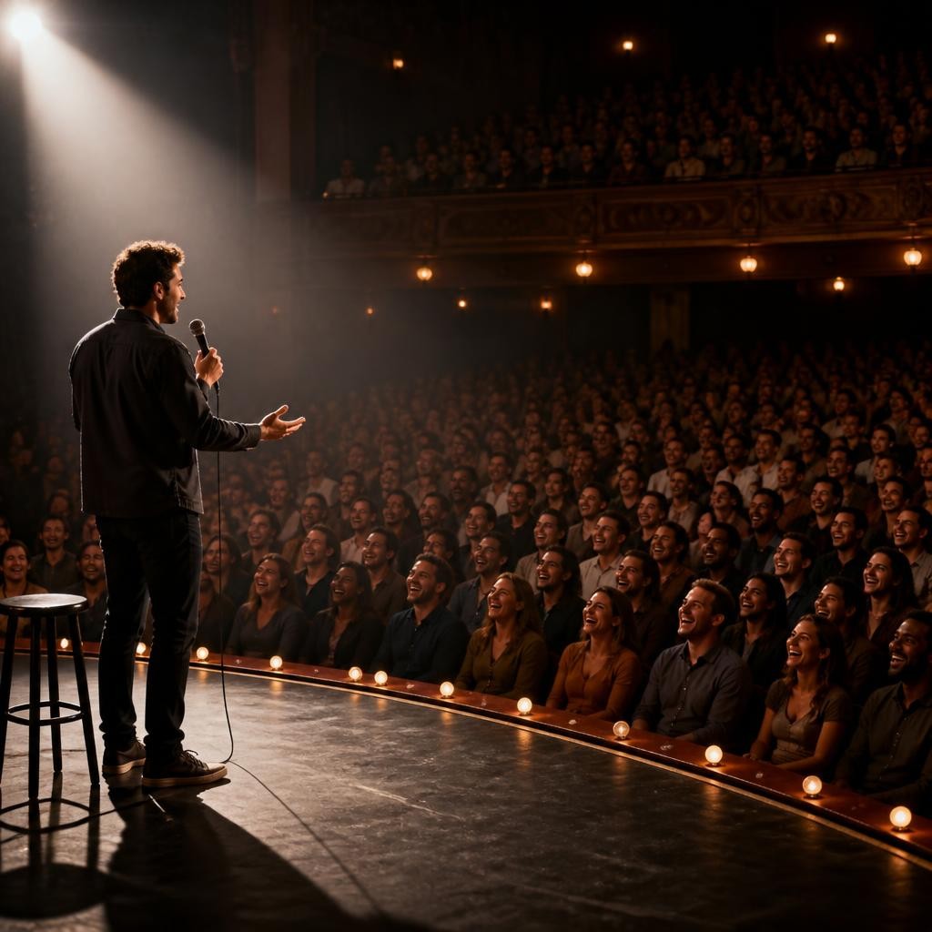 Illustration for the English word “audience”