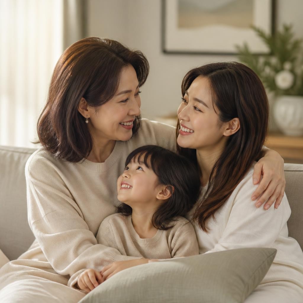 Illustration for the English word “aunt”