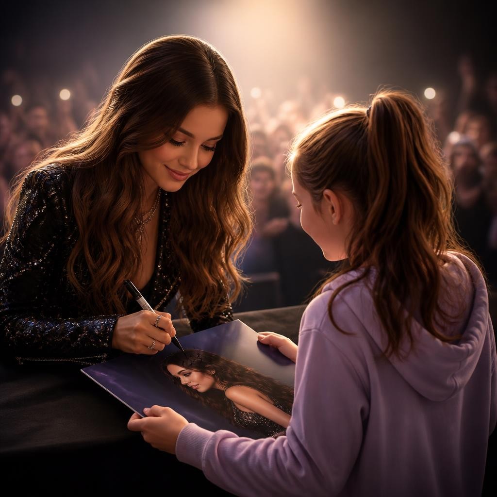 Illustration for the English word “autograph”