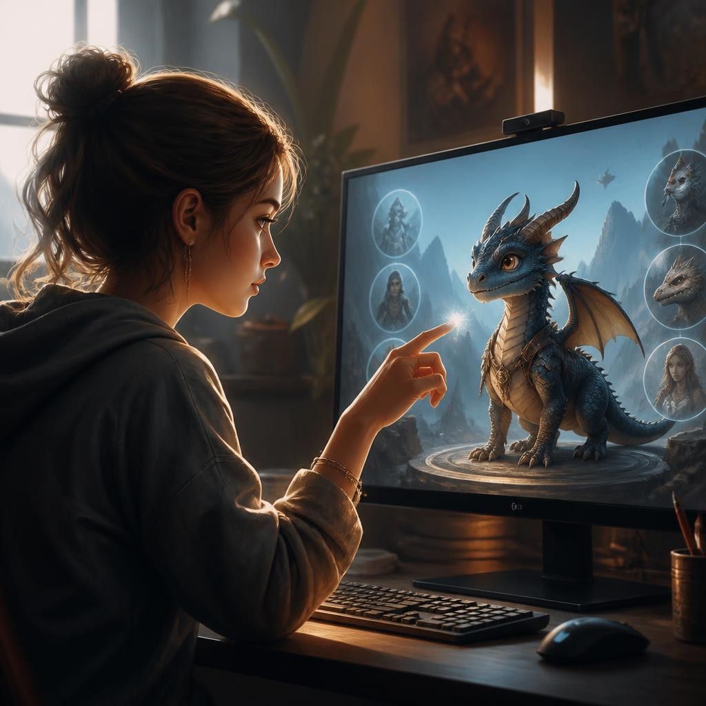 Illustration for the English word “avatar”