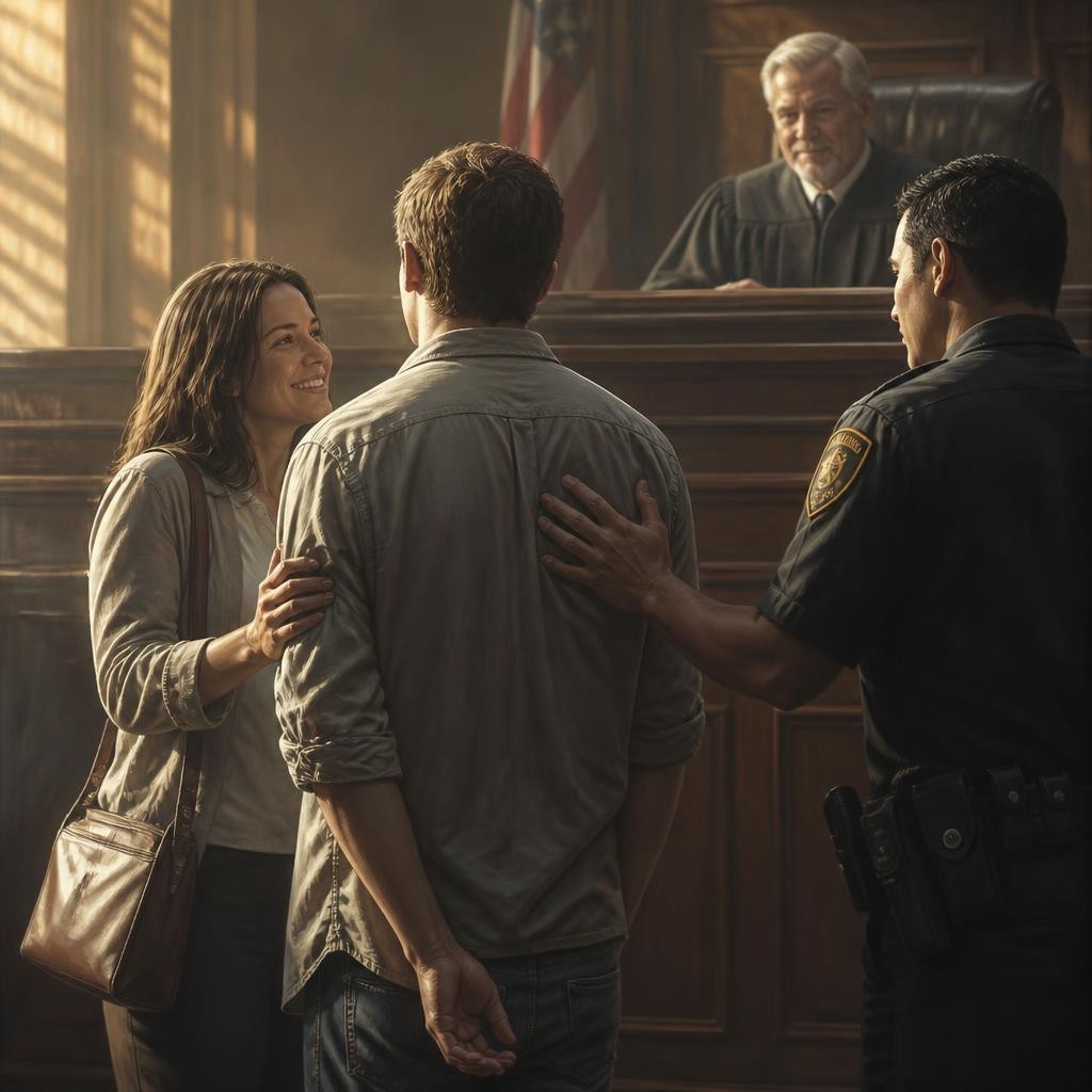 Illustration for the English word “bail”