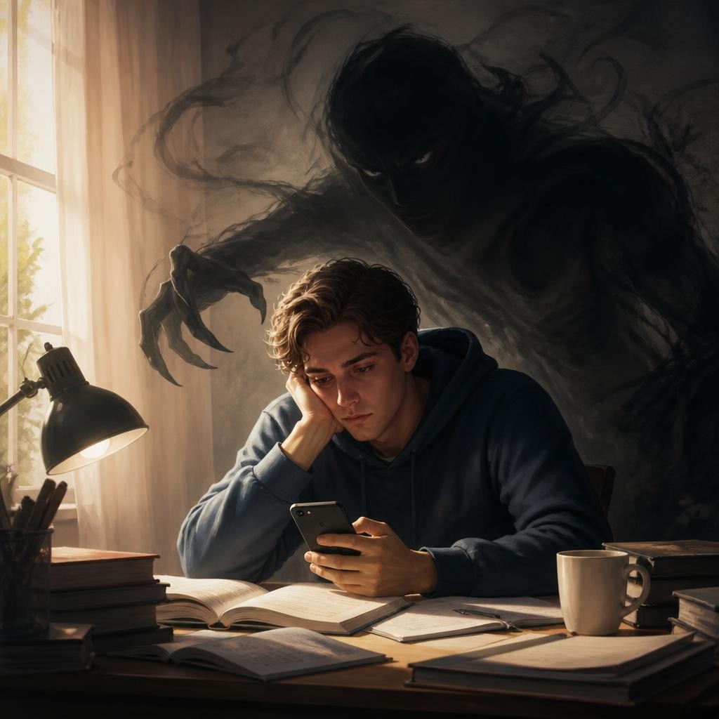 Illustration for the English word “bane”