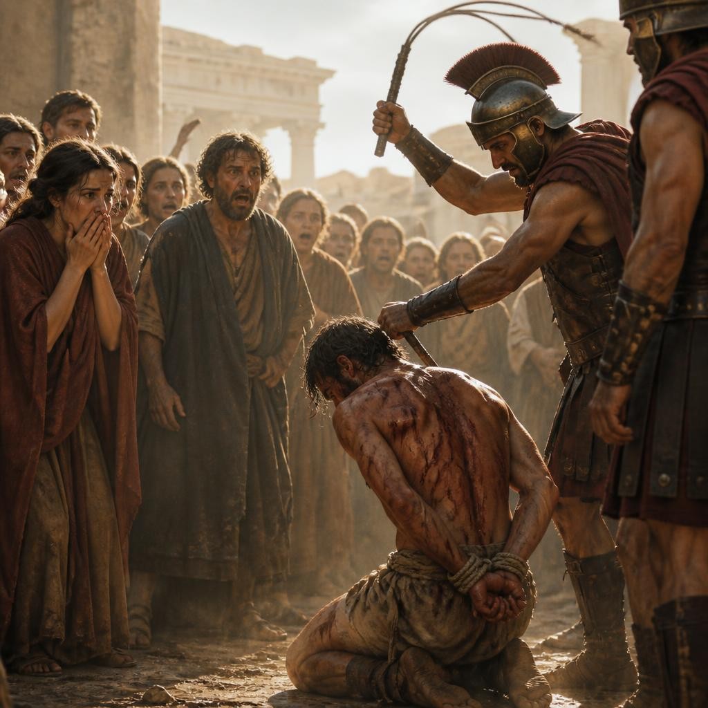 Illustration for the English word “barbaric”