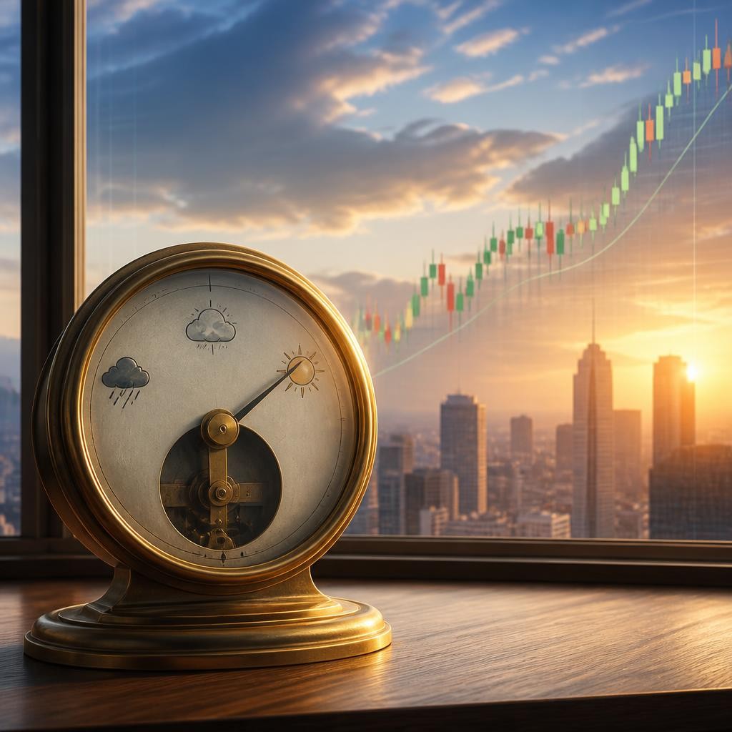 Illustration for the English word “barometer”
