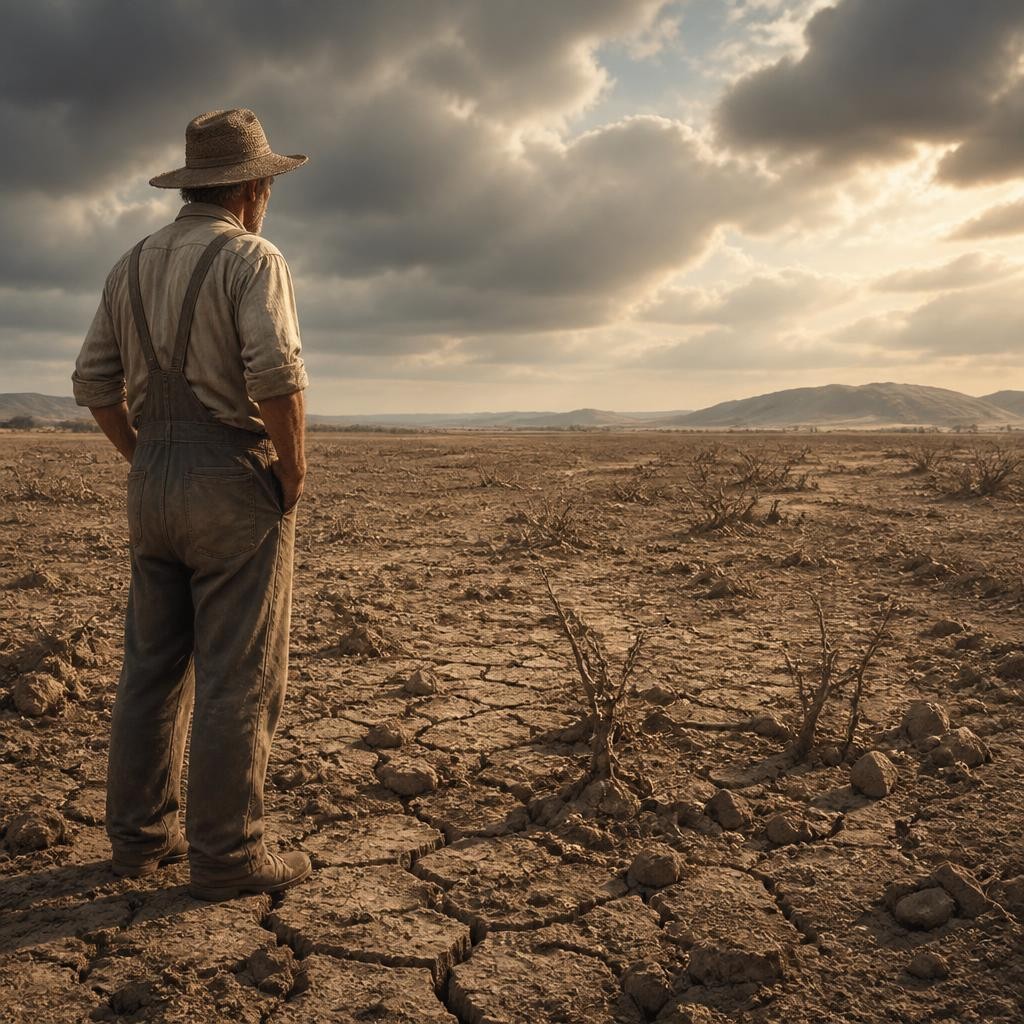 Illustration for the English word “barren”