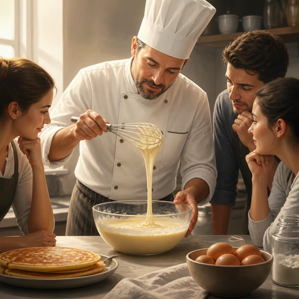 Illustration for the English word “batter”