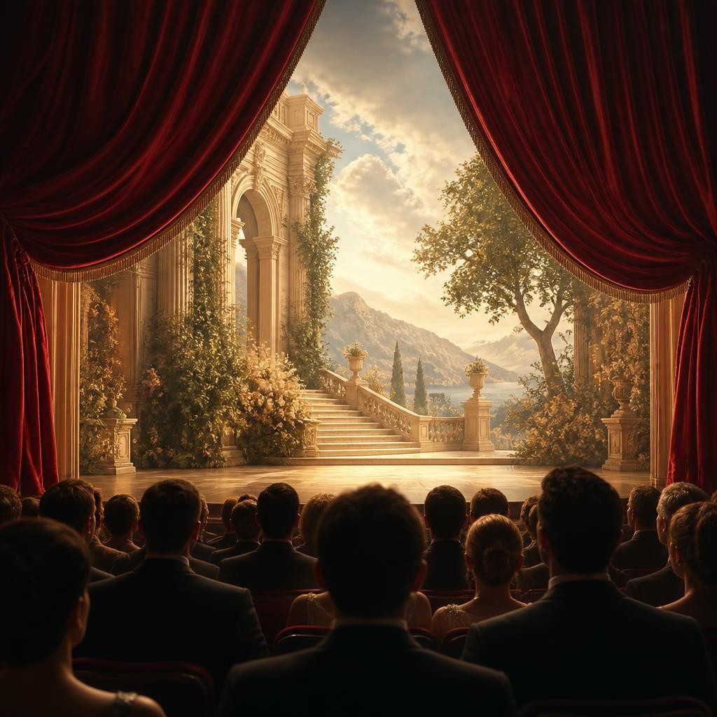 Illustration for the English word “behold”
