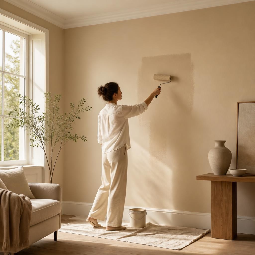 Illustration for the English word “beige”