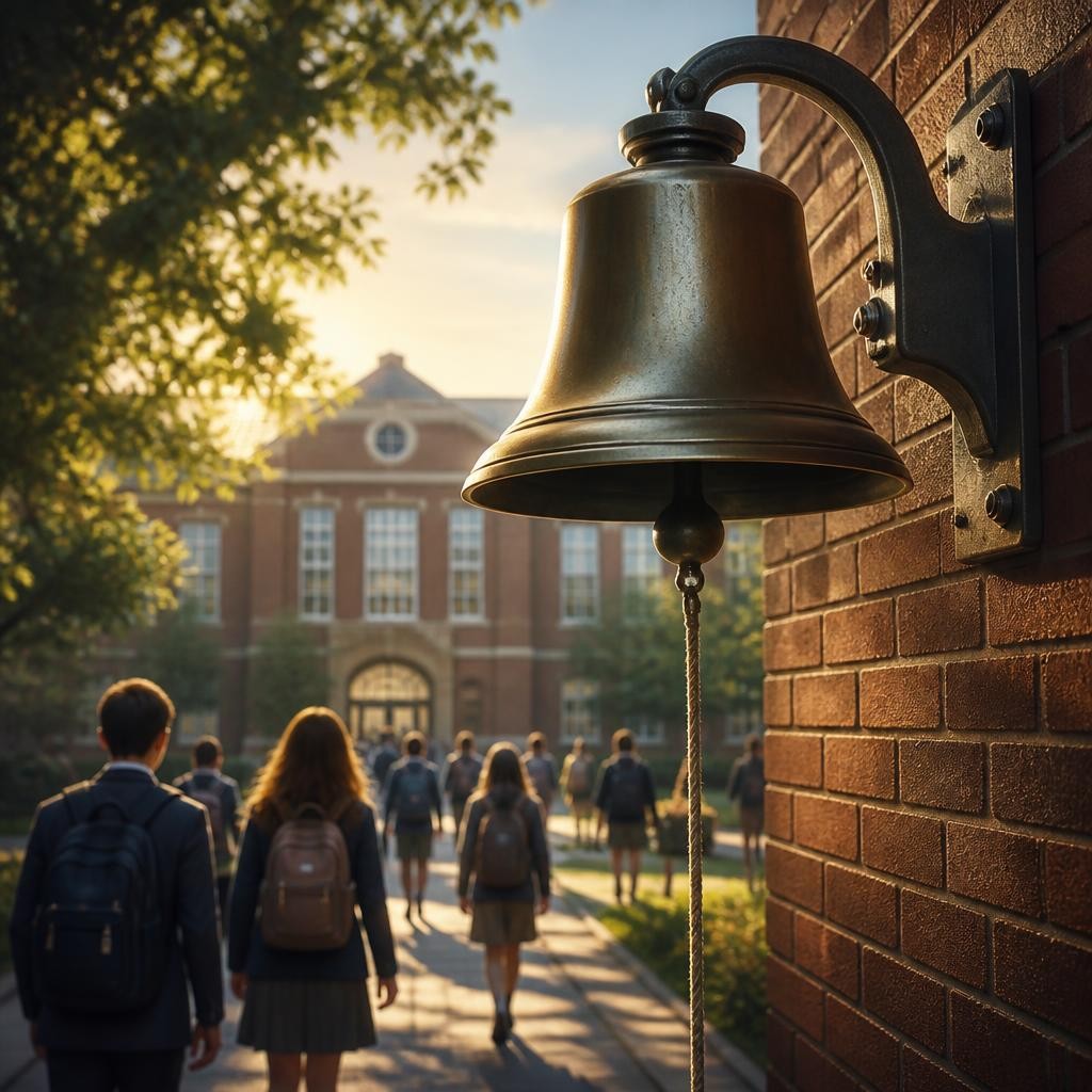 Illustration for the English word “bell”