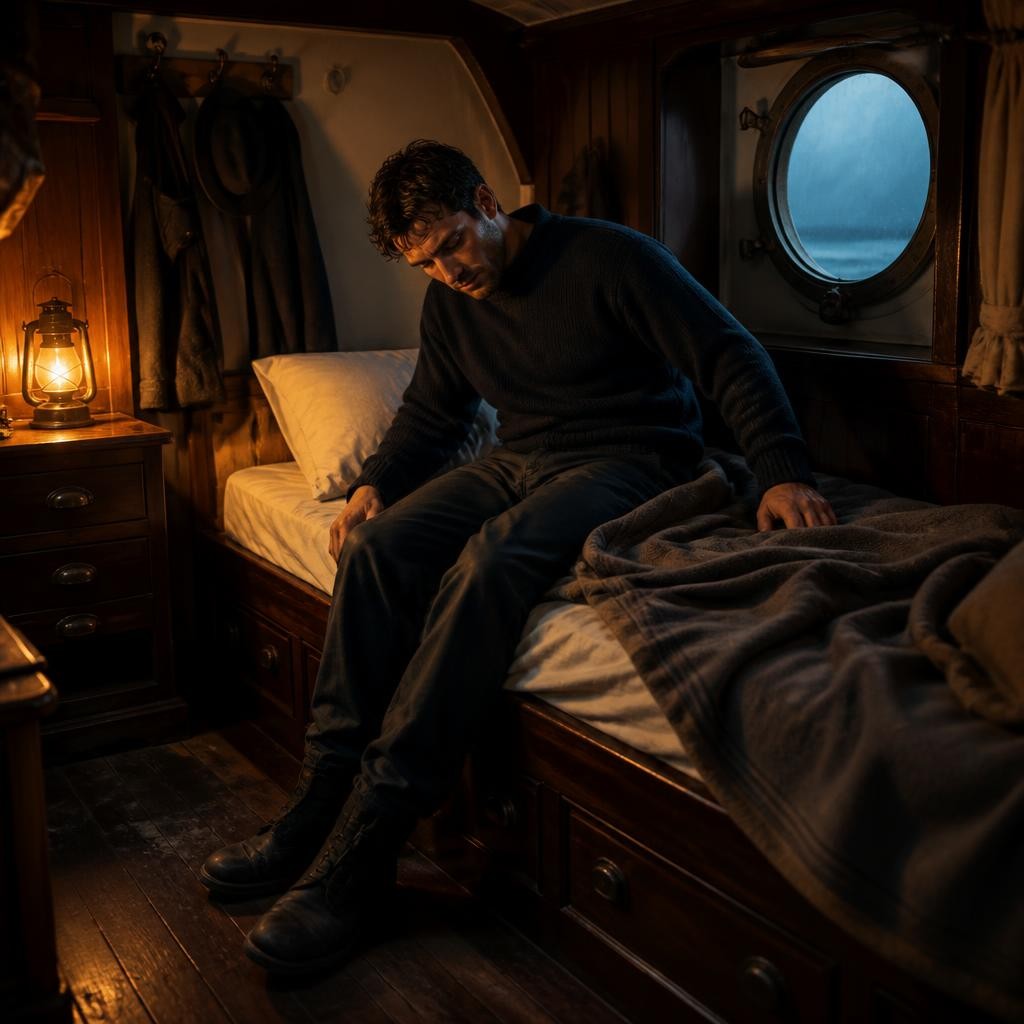 Illustration for the English word “berth”
