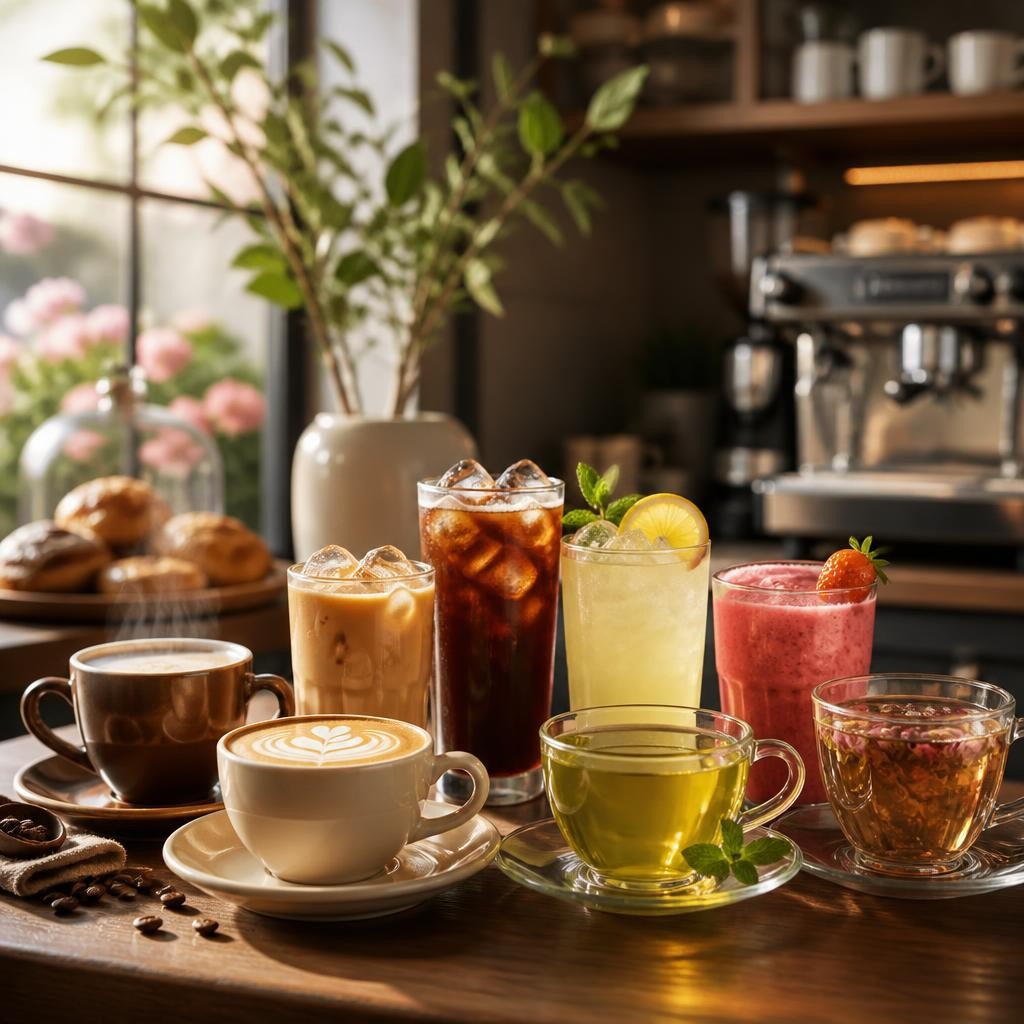 Illustration for the English word “beverage”