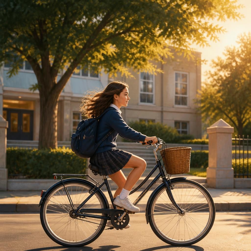 Illustration for the English word “bike”
