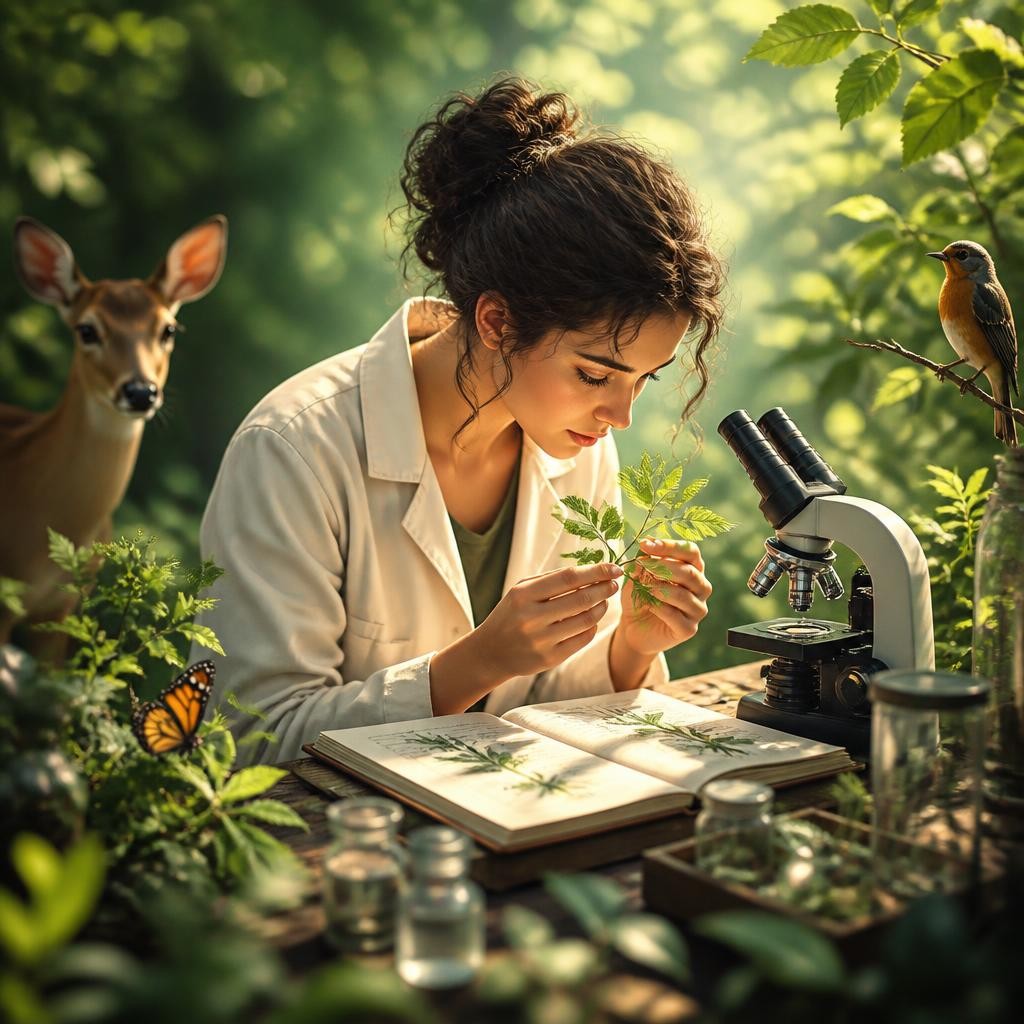 Illustration for the English word “biological”
