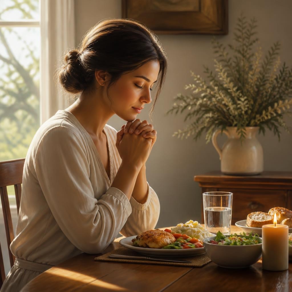Illustration for the English word “bless”
