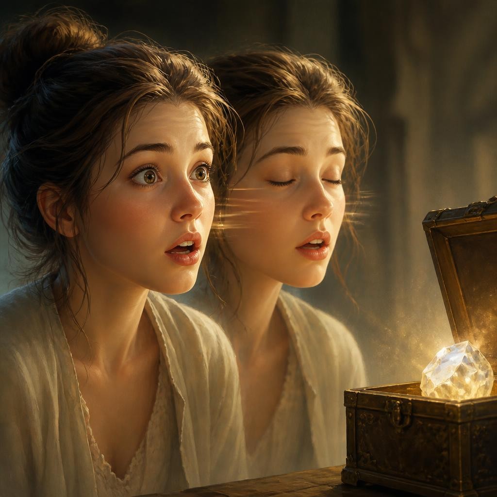 Illustration for the English word “blink”