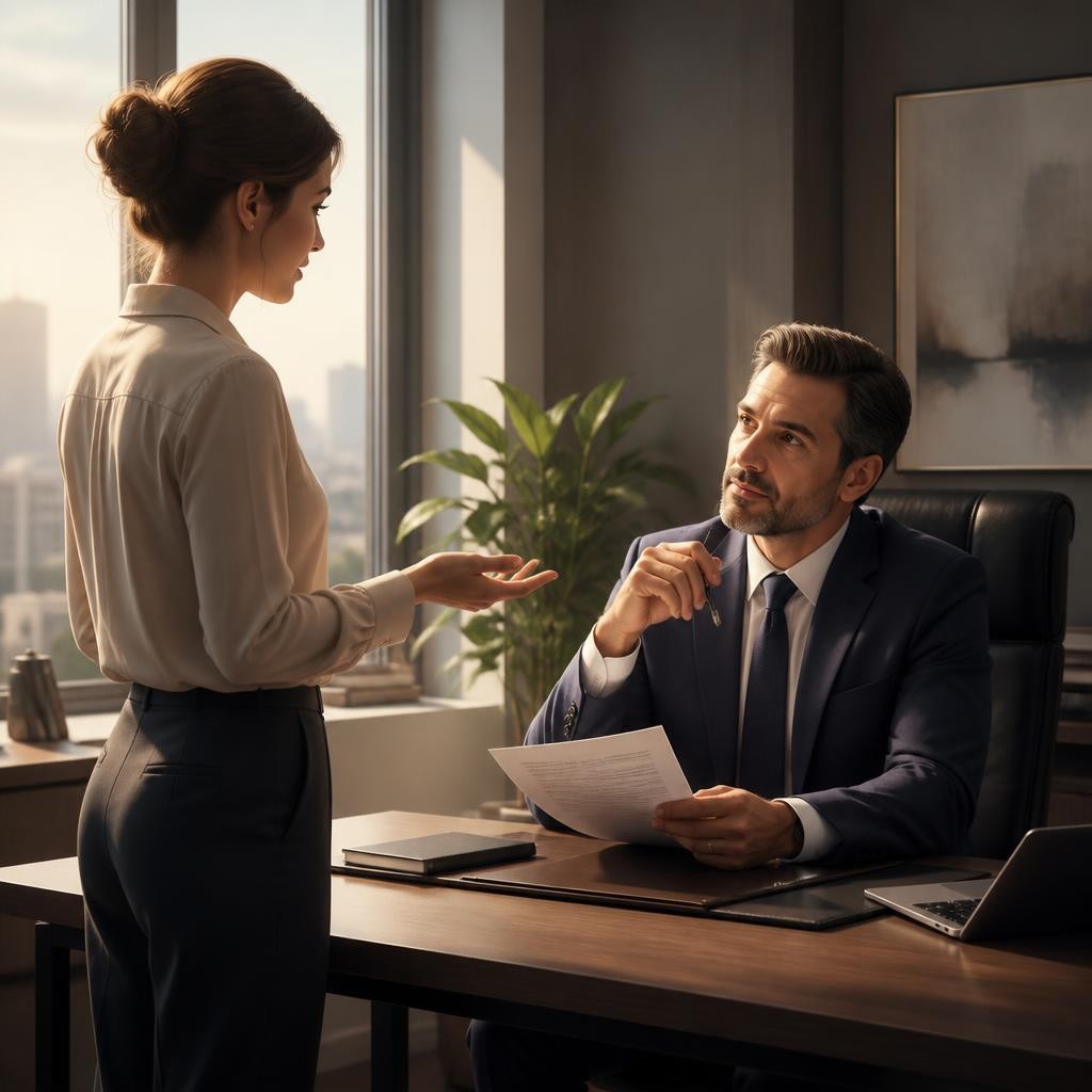 Illustration for the English word “boss”