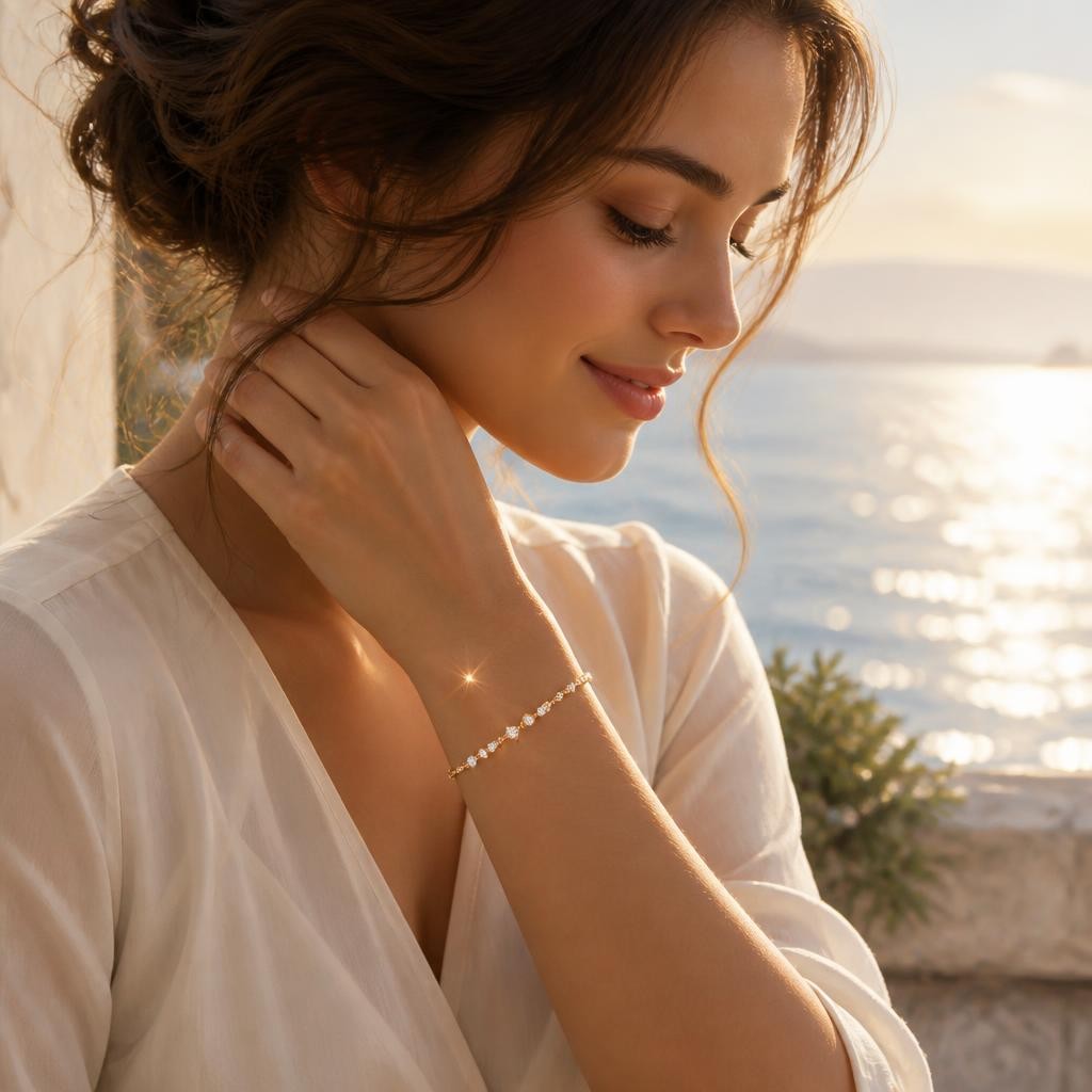 Illustration for the English word “bracelet”
