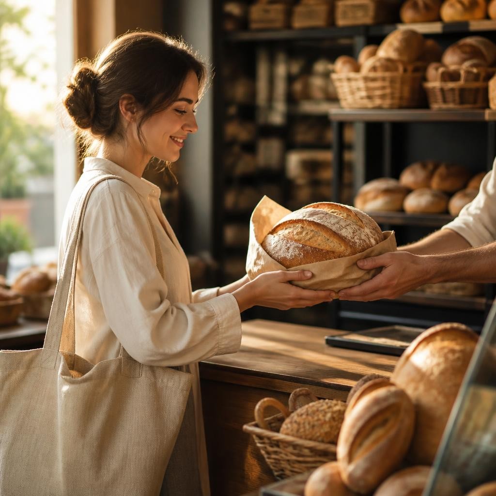 Illustration for the English word “bread”