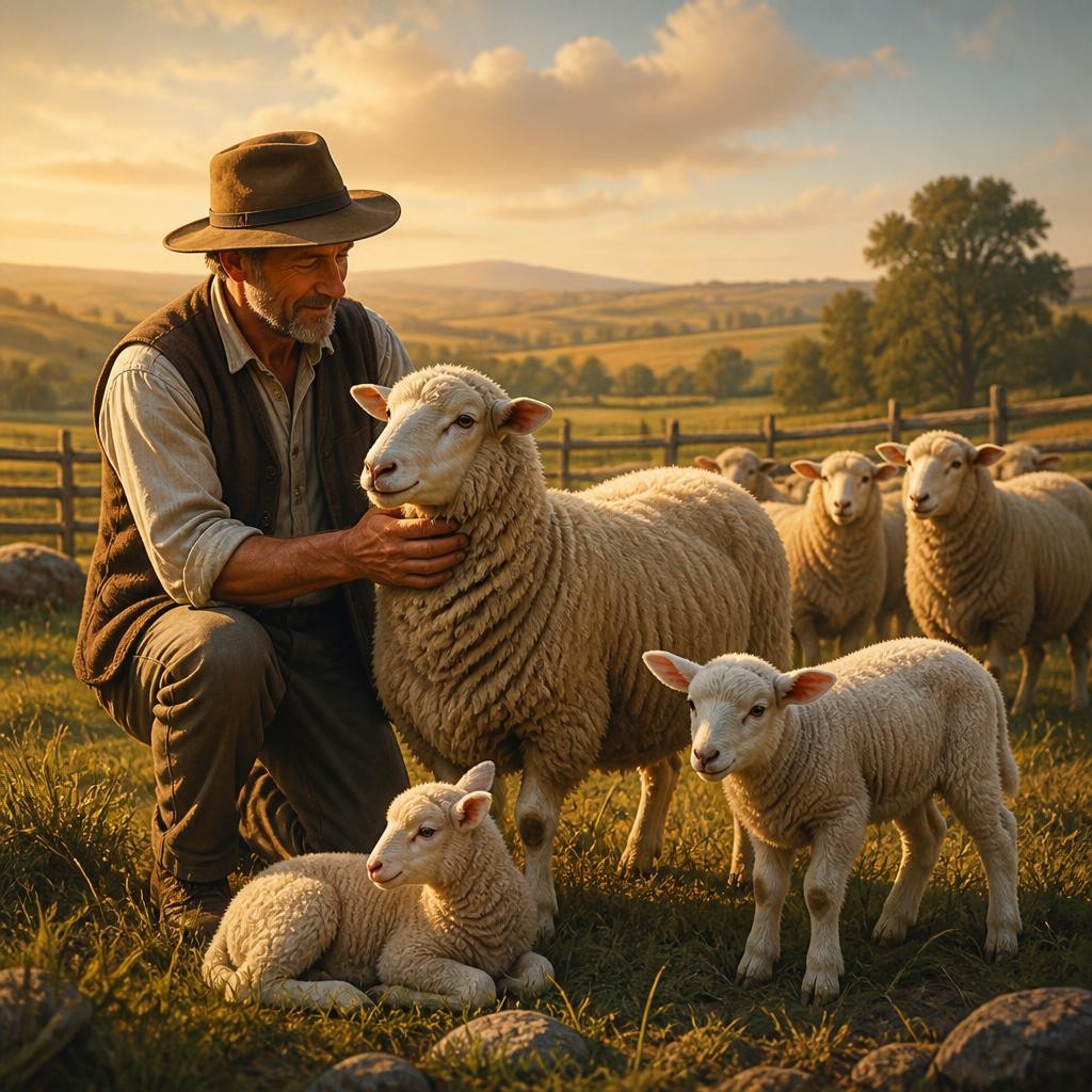 Illustration for the English word “breed”
