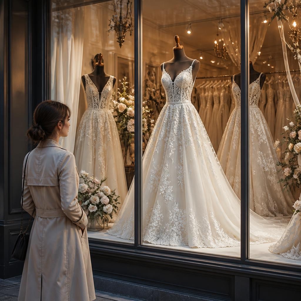 Illustration for the English word “bridal”